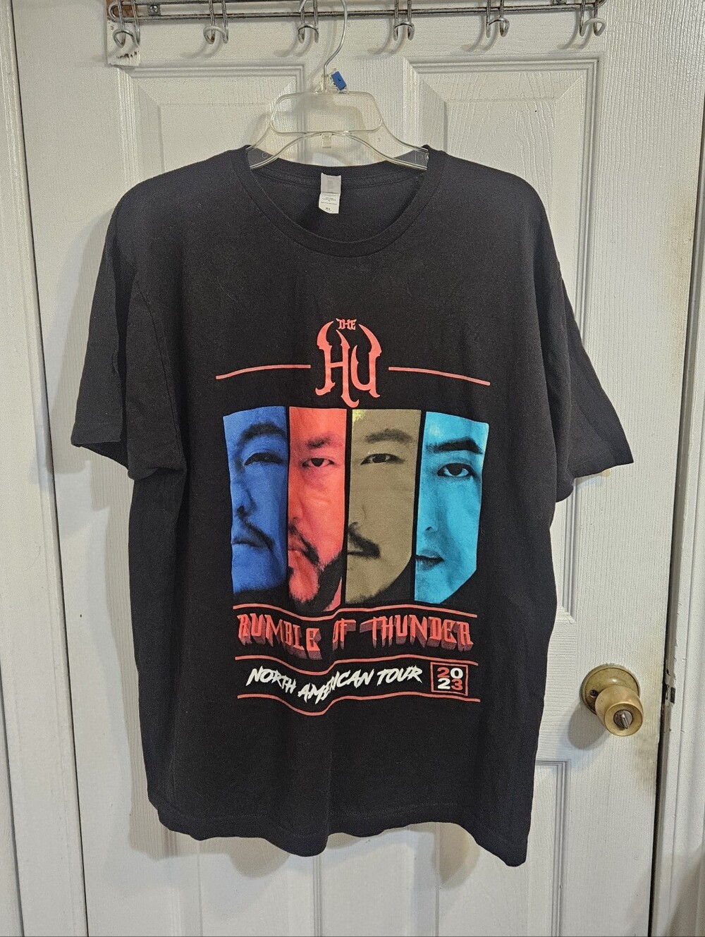 The Hu's 2023 Rumble of Thunder North American Tour Band Shirt Black - Size XL